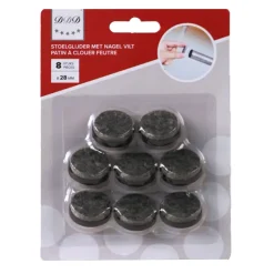 Hot 8 pieces feutre patin a clouer 28 mm Des Ferrures De Meubles Et De Portes
