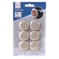 New 6 pieces patin glisseur 35 mm beige Des Ferrures De Meubles Et De Portes