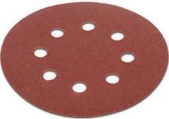 Sale 5 x papier abrasif 125 mm K120 Rabots Et Ponceuses