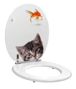 Clearance Abattant de toilette poisson / chat Abattants Wc