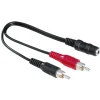 Discount Adapteur audio 2 rca- cable jack 3,5 f Audio