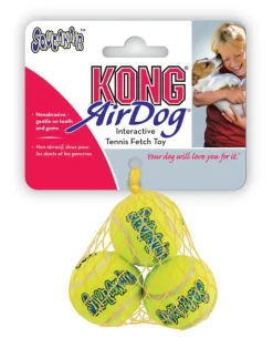 Outlet Air dog sqeaker tennis ball jaune 3 pièces Jouets