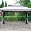 Sale Alu gazebo Rome 3 x 4 m Tonnelles|Meubles De Jardin