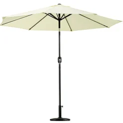Hot Aluminium parasol tilt beige 2 m Parasols|Meubles De Jardin
