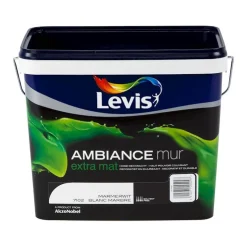 Hot Ambiance mur extra mat blanc marbre 5 L Peinture Mur Et Plafond|Peinture Pour Plafond Et Murale