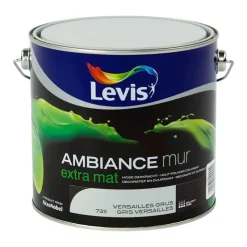 Sale Ambiance mur gris versailles 2,5 L Peinture Mur Et Plafond|Peinture Pour Plafond Et Murale
