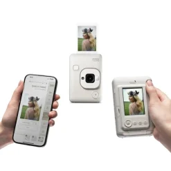Sale Appareil photo Fujifilm Instax Mini LiPlay - Blanc brumeux Appareil Photo
