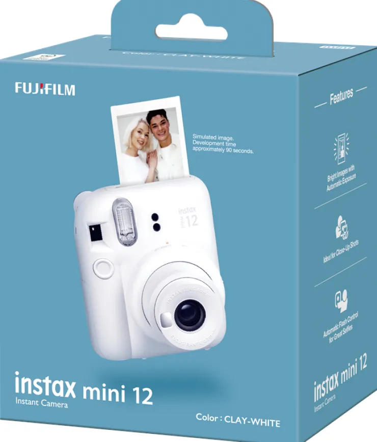 Outlet Appareil photo Fujifilm Instax Mini 12 - Blanc d'argile Appareil Photo