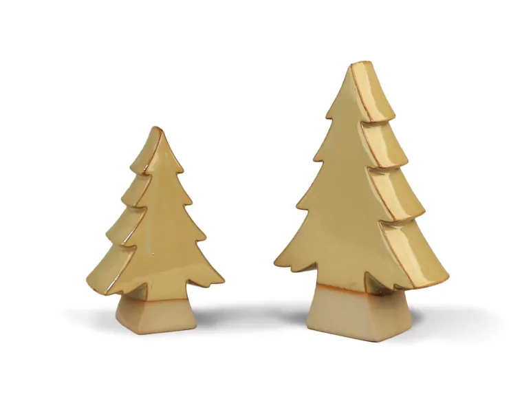Clearance Arbre de Noël en porcelaine 15cm Statues, Figurines Et Maisons