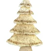 Arbre noële creme et or L Sapins De Noël