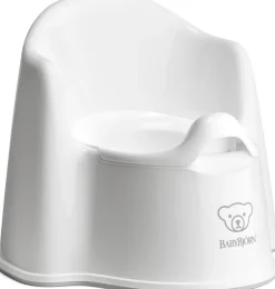 Clearance Babybjörn Pot fauteuil blanc/gris Toilettes Et Accessoires