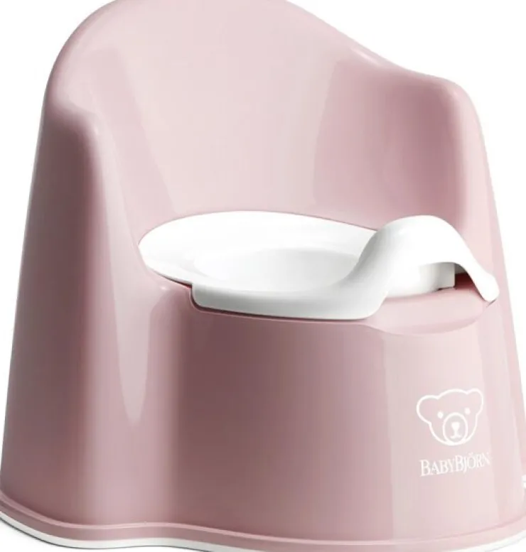 Babybjörn Pot fauteuil rose pastel/blanc Toilettes Et Accessoires