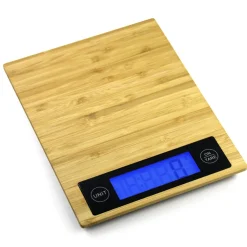 Online Balance de cuisine bamboo look Matériel De Cuisine