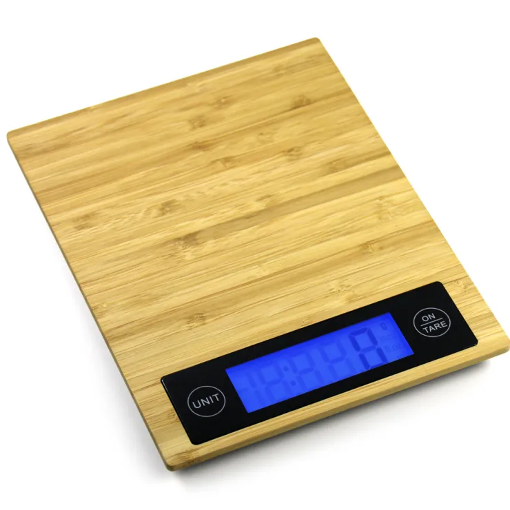 Online Balance de cuisine bamboo look Matériel De Cuisine