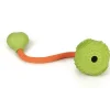Discount Balle caoutchouc avec corde vert 5 cm Jouets