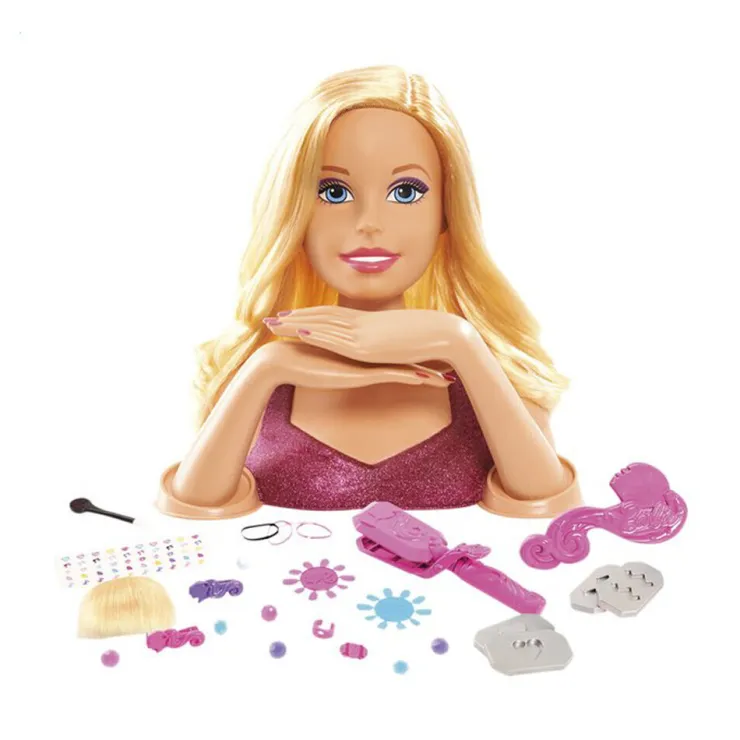 Sale Barbie Tète cheveux Artisanat