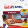 Sale Bas de porte adhésif 9 mm x 6 m brun Rubans Adhésif