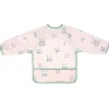 Online Bavoir manches longues rose Bavettes Et Protection