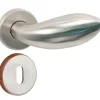 Clearance Bequille avec rosace et entree inox Ferrures De Porte