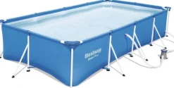 Steel Pro Frame Pool + pompe 400 x 211 x 81cm Piscines Et Accessoires|Piscines Et Accessoires