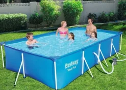 Steel Pro Frame Pool + pompe 400 x 211 x 81cm Piscines Et Accessoires|Piscines Et Accessoires