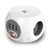 Clearance Bloc multiprise cubique compact avec des ports USB EW3952 Rallonges Et Adaptateurs