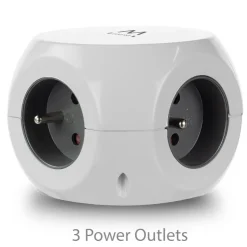 Clearance Bloc multiprise cubique compact avec des ports USB EW3952 Rallonges Et Adaptateurs