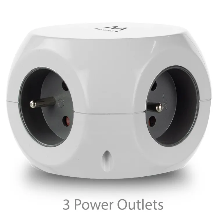 Clearance Bloc multiprise cubique compact avec des ports USB EW3952 Rallonges Et Adaptateurs