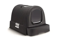 Discount Boîte de litière anthracite 51x38,5x39,5 cm Toilettes Pour Chat