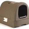 Best Boîte de litière mokka 51 x 38,5 x 39 cm Toilettes Pour Chat