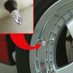 Sale Bouchons de valve argent 5 pièces Accessoires Voiture