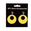 Outlet Boucles d'Oreilles Fluo Jaune Accessoires