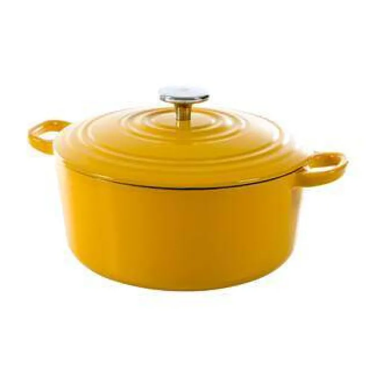 Discount Bourgogne Cocotte 24cm Yellow Casseroles Et Poêles