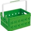 Sale Box pliable 24 L vert Boîtes En Plastique|Sacs Shopping Et Chariots De Courses