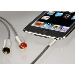 Outlet Cable audiol 3,5 jack - 2 rca aluline 1 m Audio