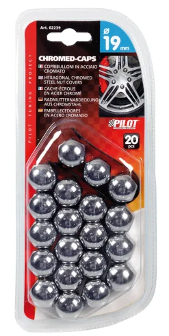 Online Cache Ecrous en Acier Chromè x20 19mm Accessoires Voiture