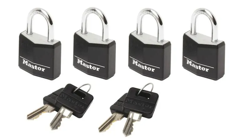 Sale Cadenas 20 mm aluminium diamètre 3 mm noir Serrures