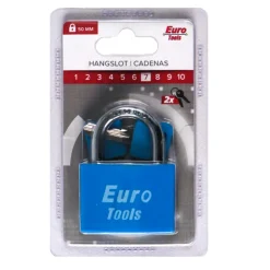Hot Cadenas 50 mm bleu + 2 clés Serrures