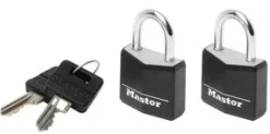Outlet Cadenas 20 mm diamètre 3 mm 3 pins noir Serrures