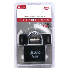 Cadenas 40 mm noir + 2 clés Serrures