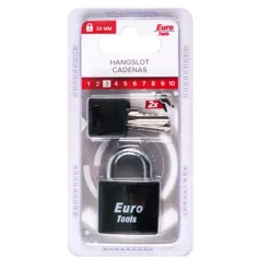 Clearance Cadenas 30 mm noir + 2 clés Serrures