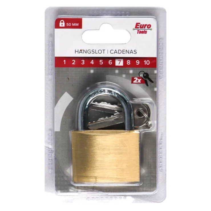 Outlet Cadenas lation 50 mm + 2 clés Serrures