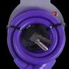 New Cadenas silicone avec clé mauve 12 x 1000 Accessoires Vélo