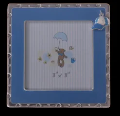 New Cadre bleu bébé 7x7 cm Cadres Photo