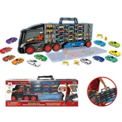 New Camion coffret noir + 12 voitures Véhicules