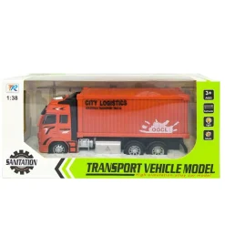New Camion orange avec son et lumière Véhicules