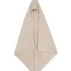 Outlet Cape de bain 75 x 75 cm Nougat éponge Textiles De Bain