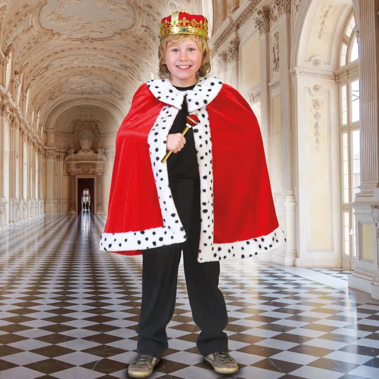 Best Cape Manteau Roi Arthur - Taille 140 Enfant Déguisements Enfants