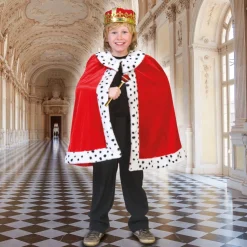 Outlet Cape Manteau Roi Arthur - Taille 116 Enfant Déguisements Enfants