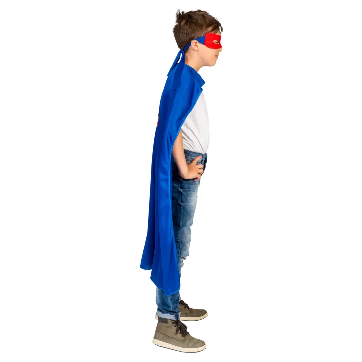 Hot Cape Superhero Bleu Enfant Déguisements Pour Bébés Et Jeunes Enfants